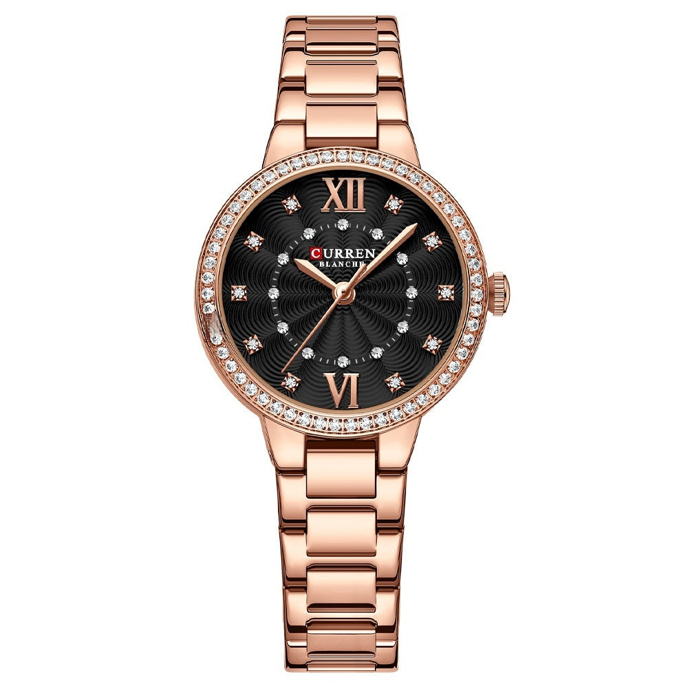 Classic Steel Strap Women Watch by VA