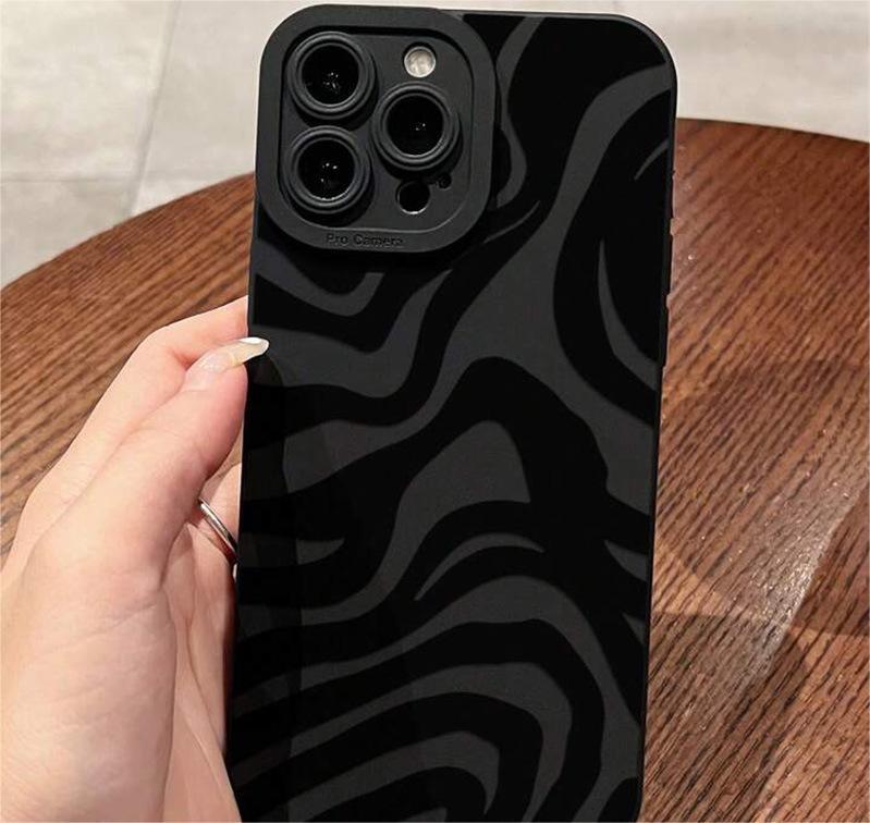 Black Striped Phone Case BY VA