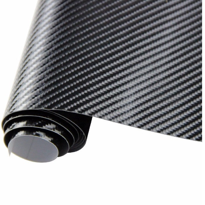 Glossy Black 5D Carbon Fiber Car Vinyl by VA