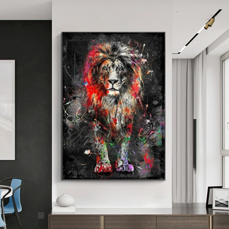 Modern Colorful Animal Poste