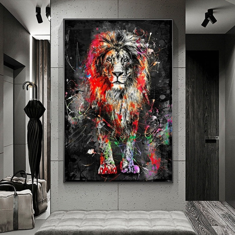 Modern Colorful Animal Poste