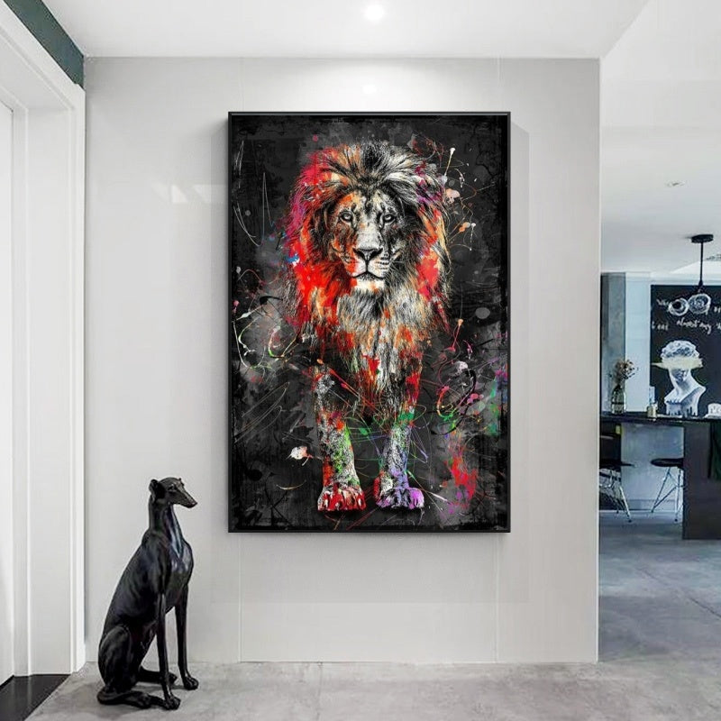 Modern Colorful Animal Poste