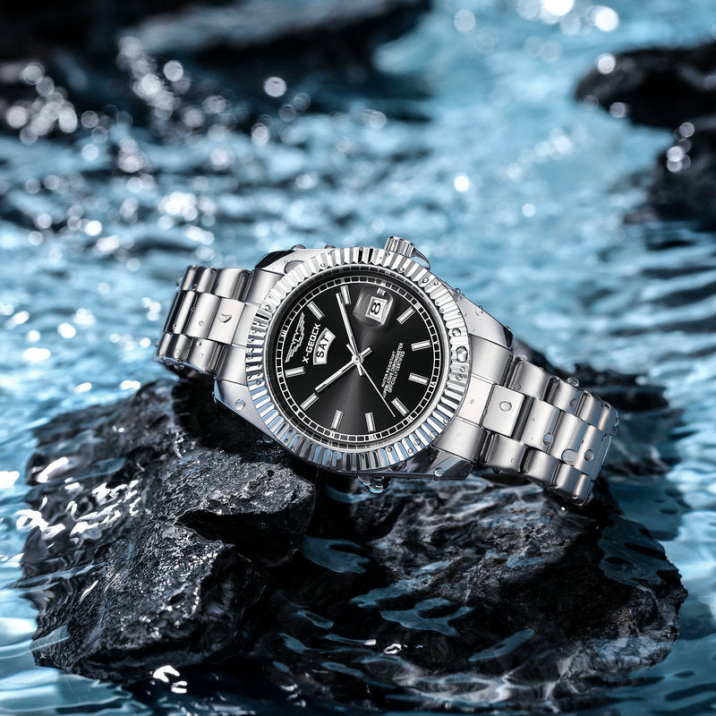 Ultra-thin Men Luminous Quartz Watch by VA