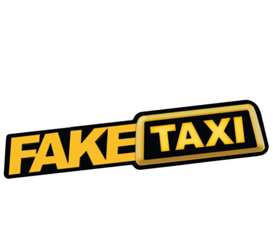 Fake Taxi Car Sticker BY VA