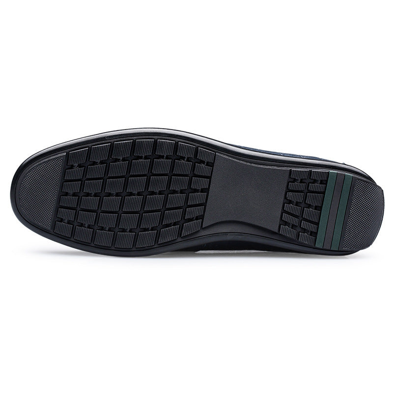 Casual Flat Heel Leather Shoes by VA