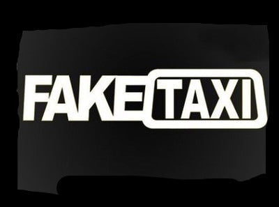 Fake Taxi Car Sticker BY VA