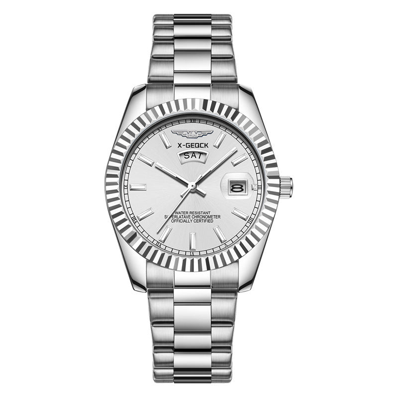 Ultra-thin Men Luminous Quartz Watch by VA