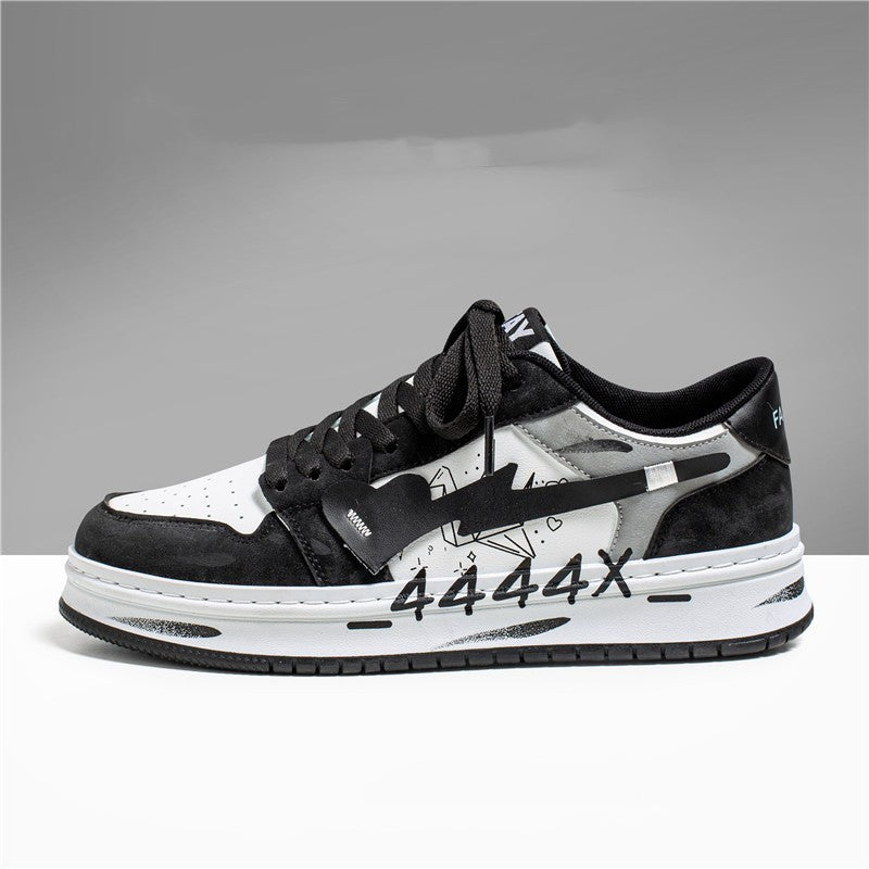 Graffiti Skateboard Men Sneakers by VA