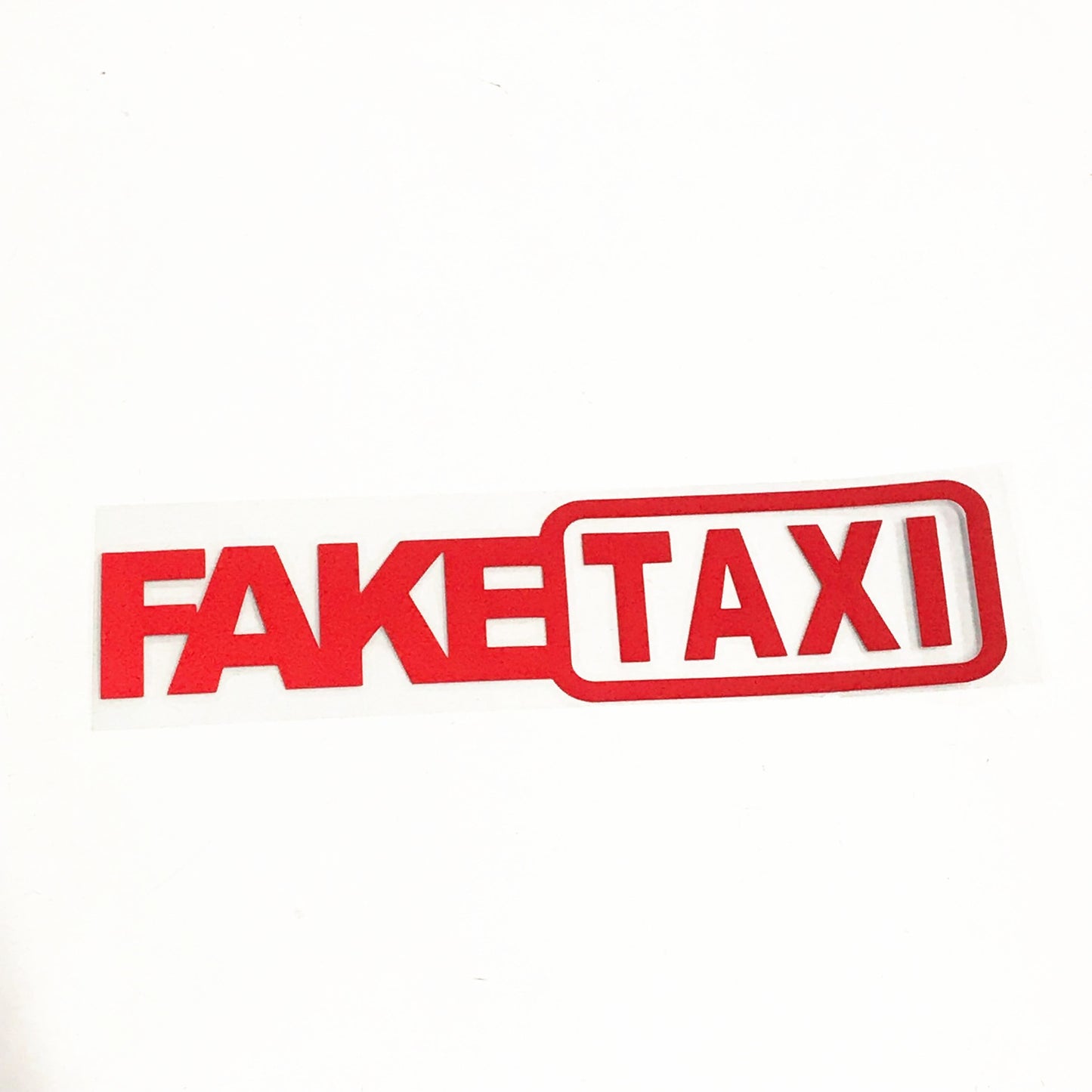 Fake Taxi Car Sticker BY VA