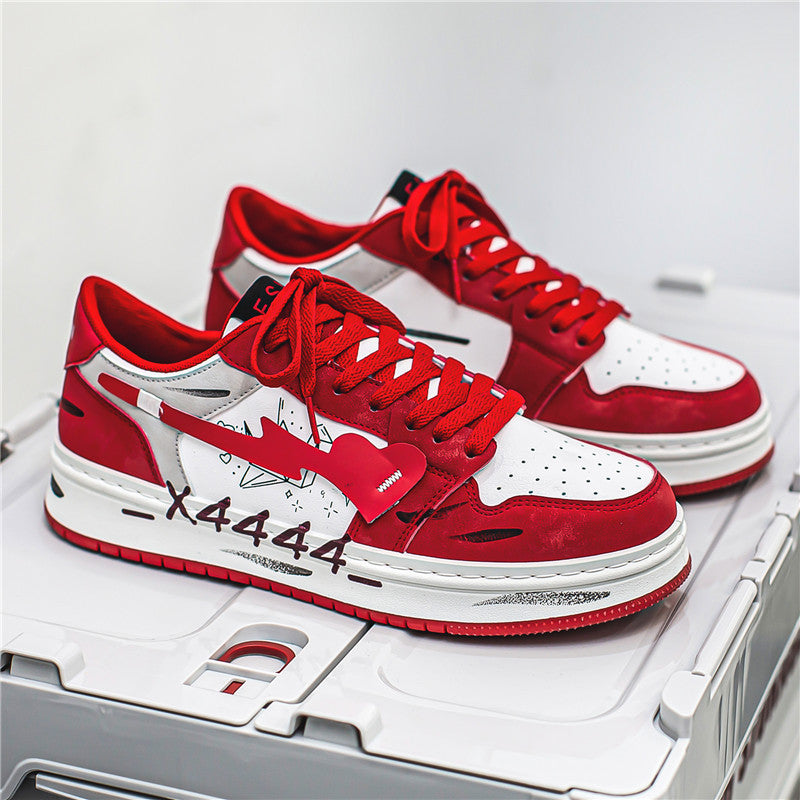 Graffiti Skateboard Men Sneakers by VA