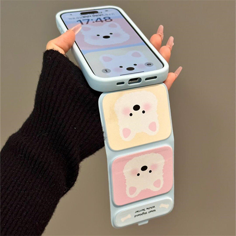 Cartoon Phone Case With Folding Bracket BY VA