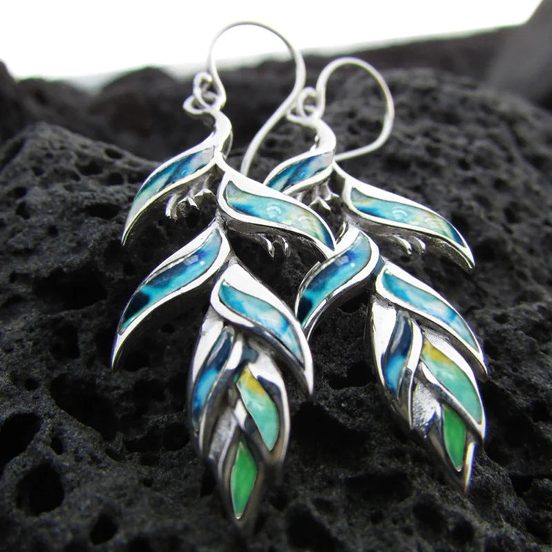 Elegant Leaf Earrings by VA