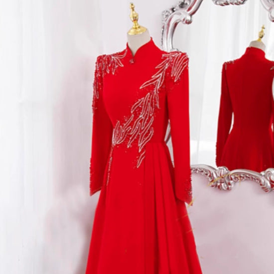 Long Sleeve Formal Party Dress by VA