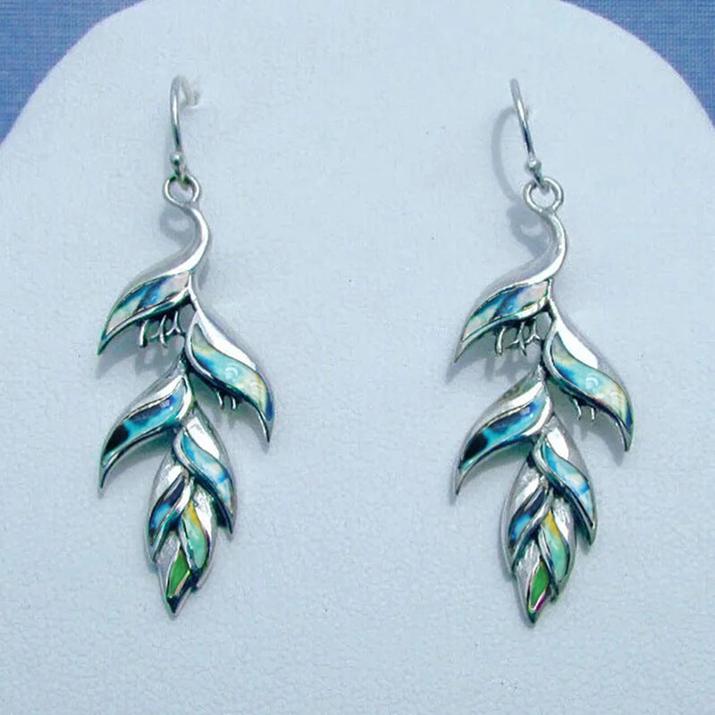 Elegant Leaf Earrings by VA