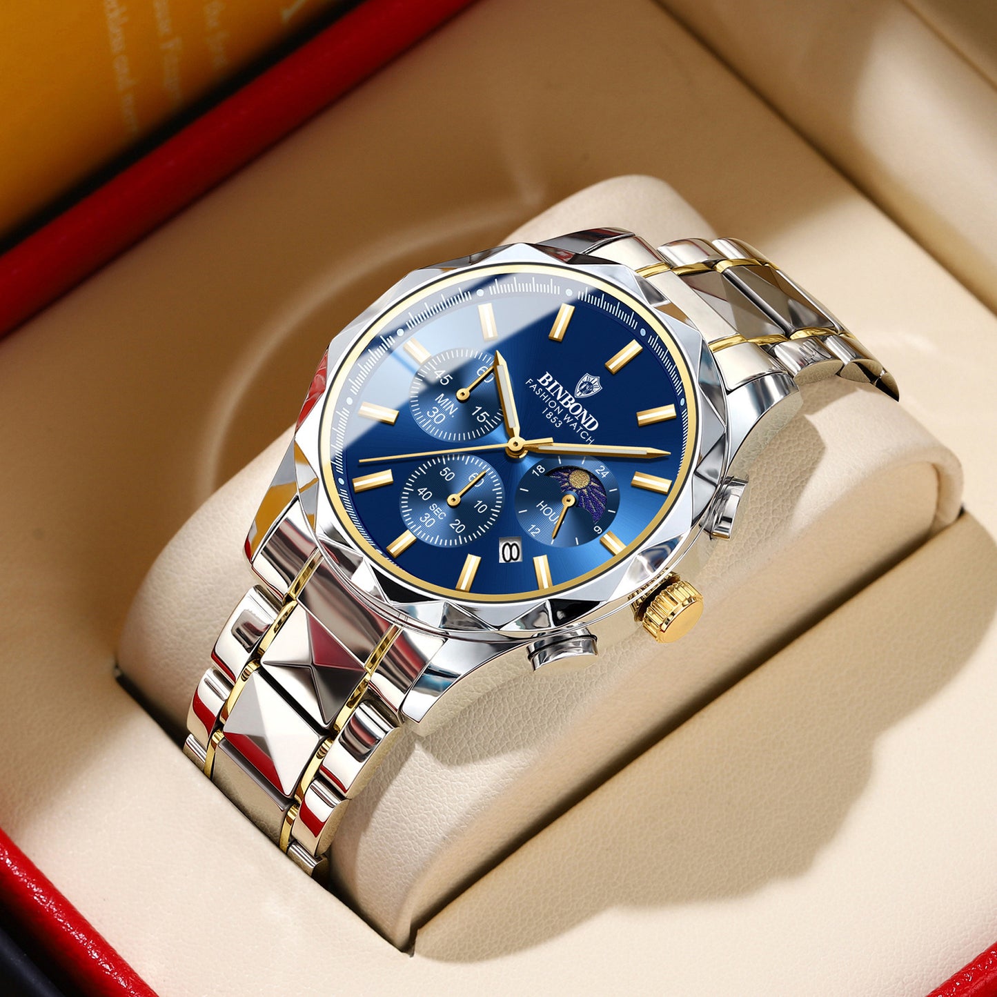 Butterfly Clasp Men Watch by VA