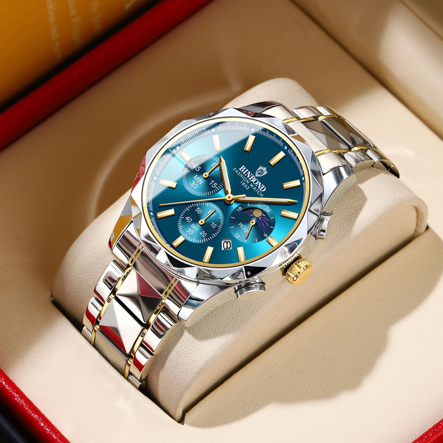 Butterfly Clasp Men Watch by VA