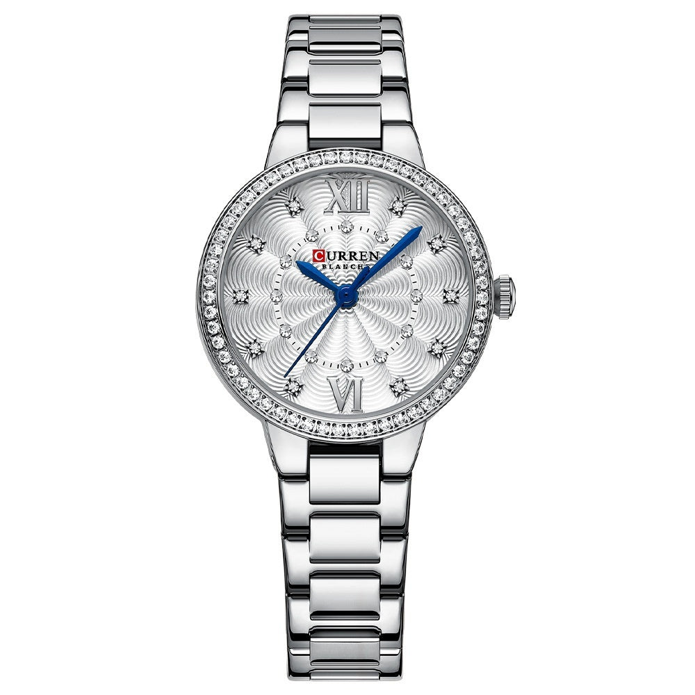Classic Steel Strap Women Watch by VA
