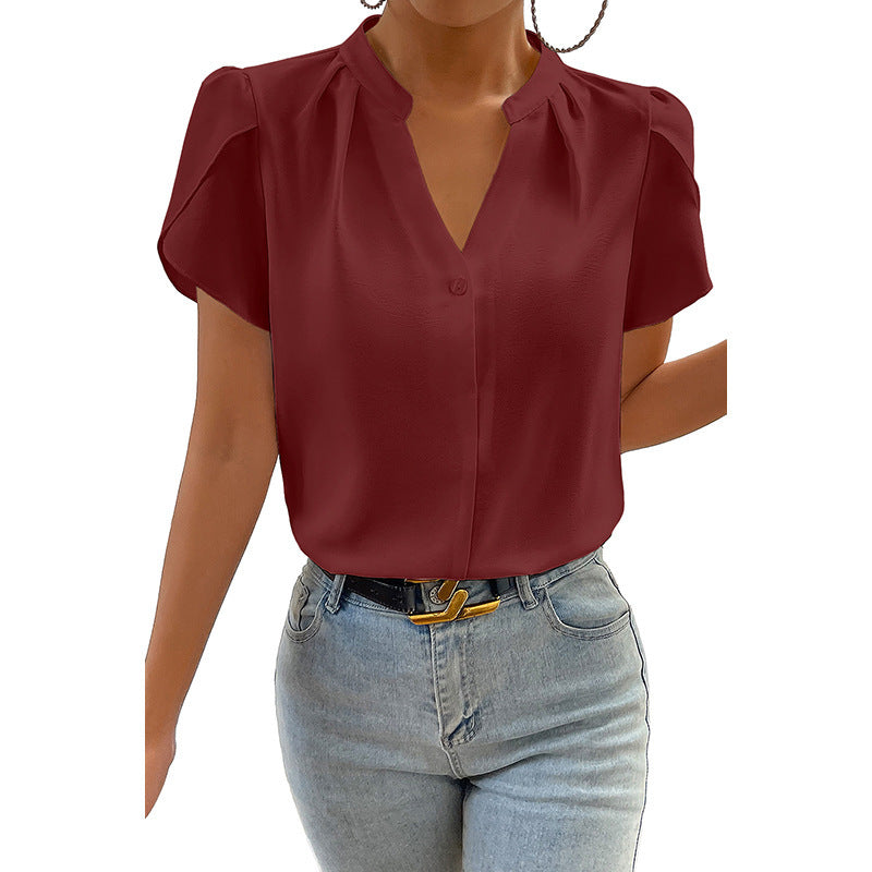 V-neck Shirt For Women by VA