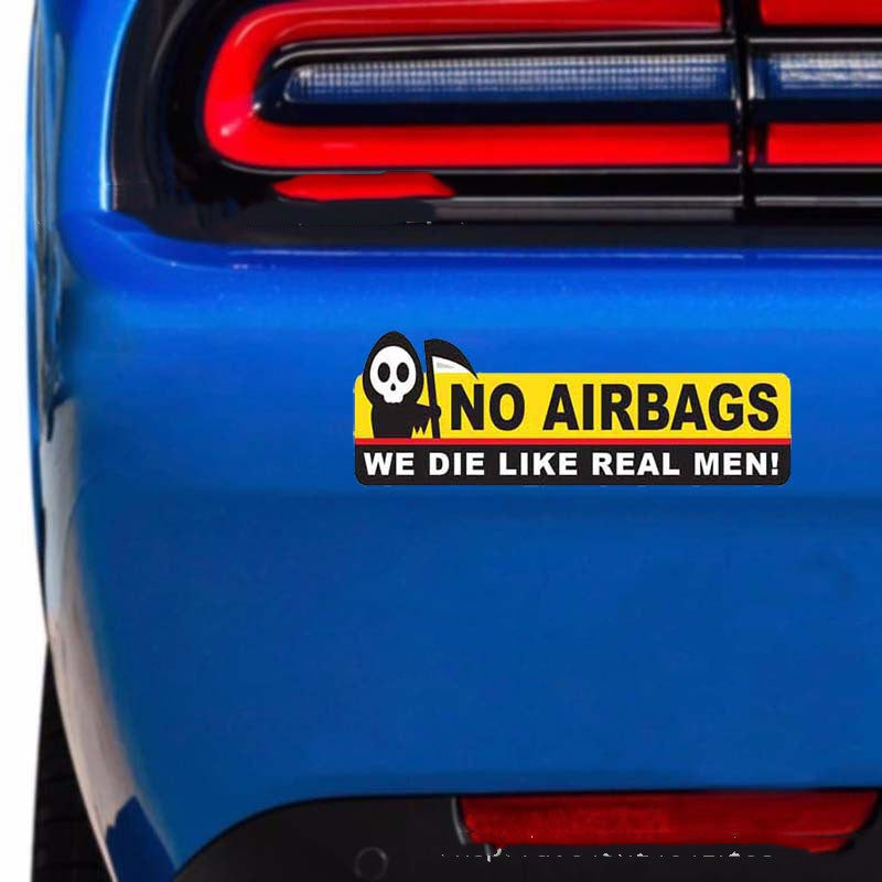 No Airbags Car Sticker BY VA