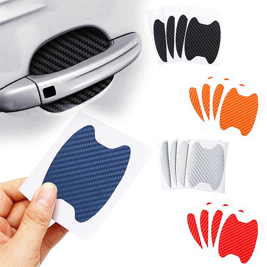 Carbon Fiber Scratch-resistant Door Protective Stickers BY VA