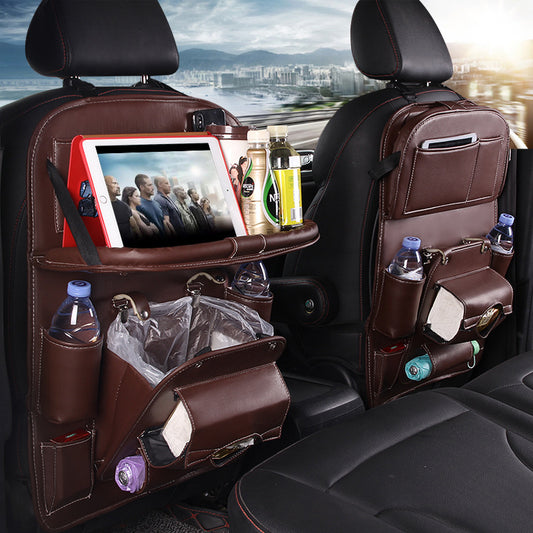 Multifunction Leather Car Storage Bag  BY VA