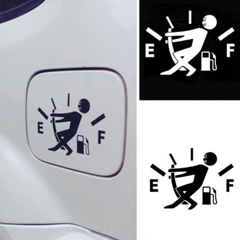 Pull Fuel Tank Pointer Car Sticker BY VA