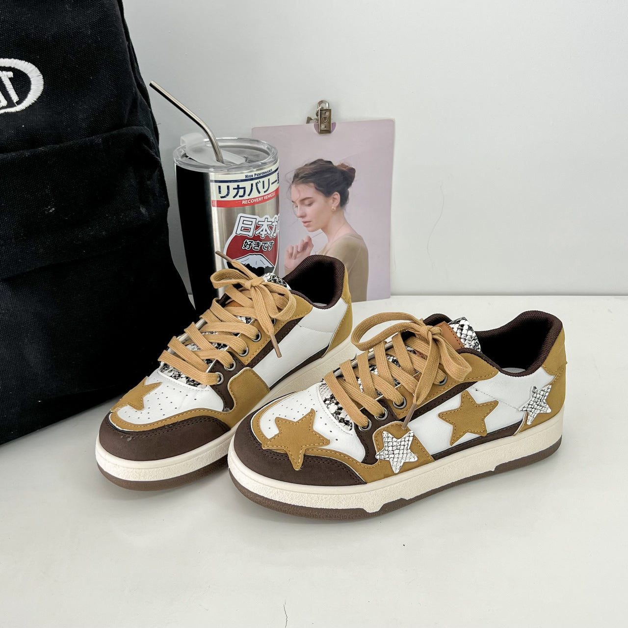Artistic Style Star Pattern Sneakers by VA