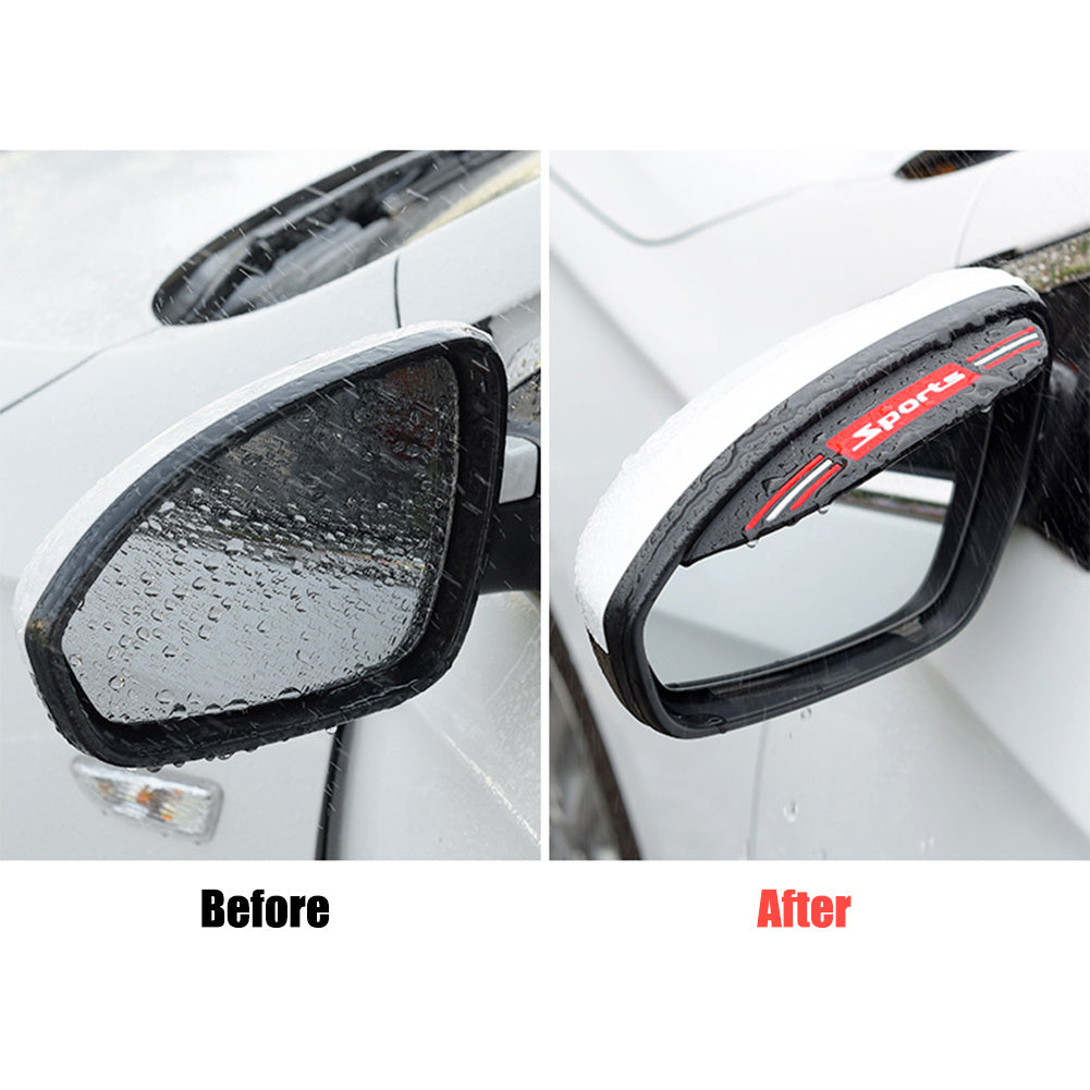 Car Rear view Mirror Rain-proof Eyebrow by VA