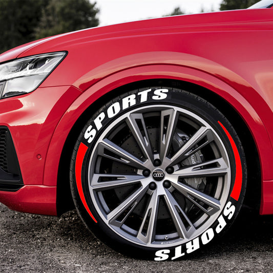 SPORTS Tire Sticker BY VA