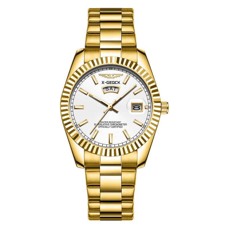 Ultra-thin Men Luminous Quartz Watch by VA
