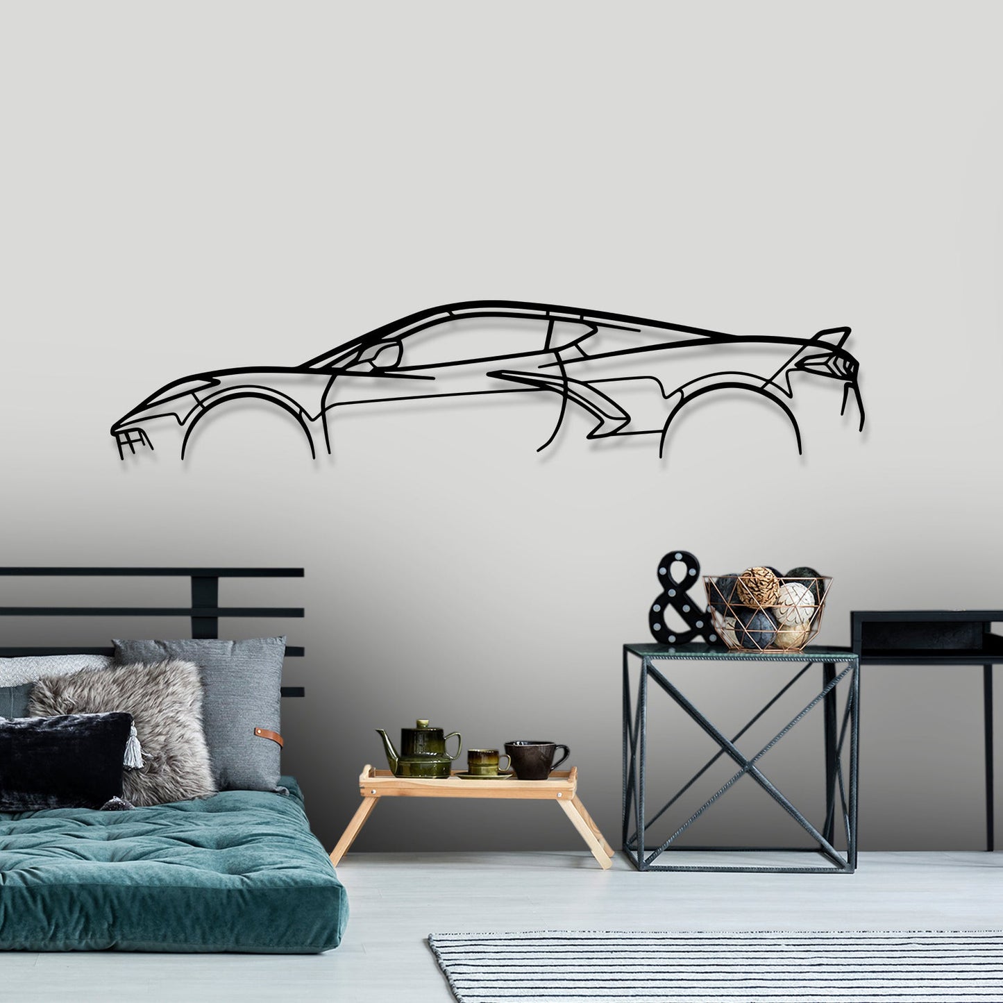 Car Wall Decoration Gold by VA