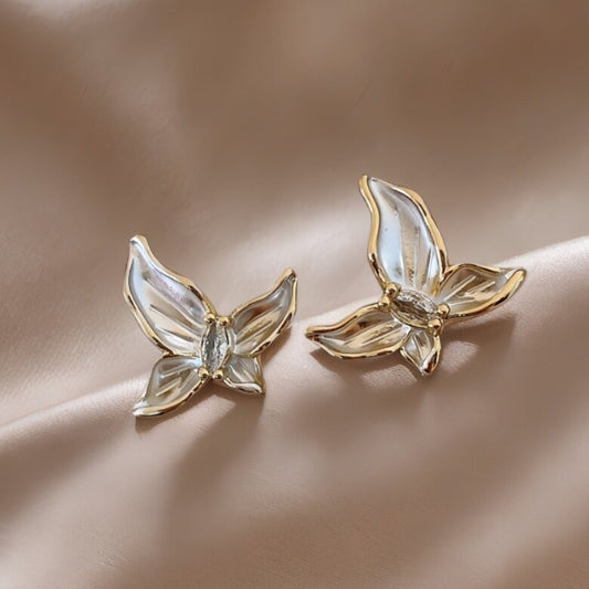 Women Unique Butterfly Earrings by VA