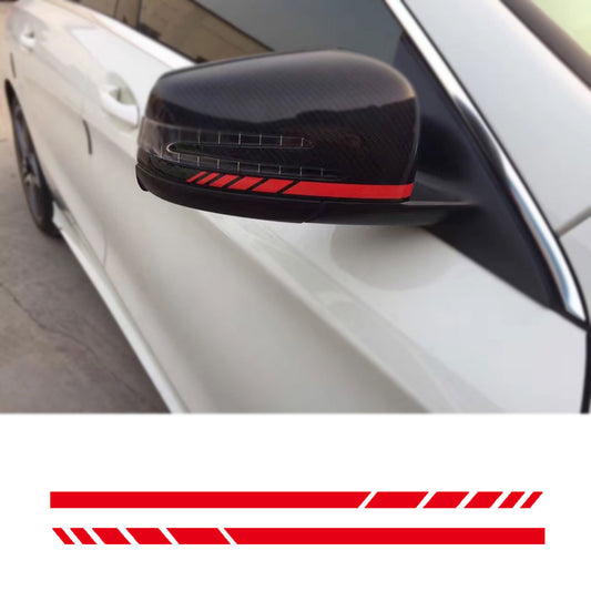 Side Mirror Striped Car Stickers BY VA