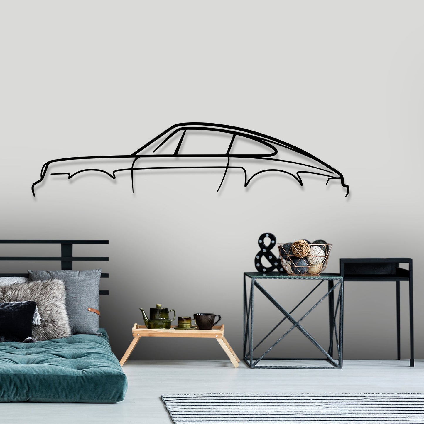 Car Wall Decoration Gold by VA