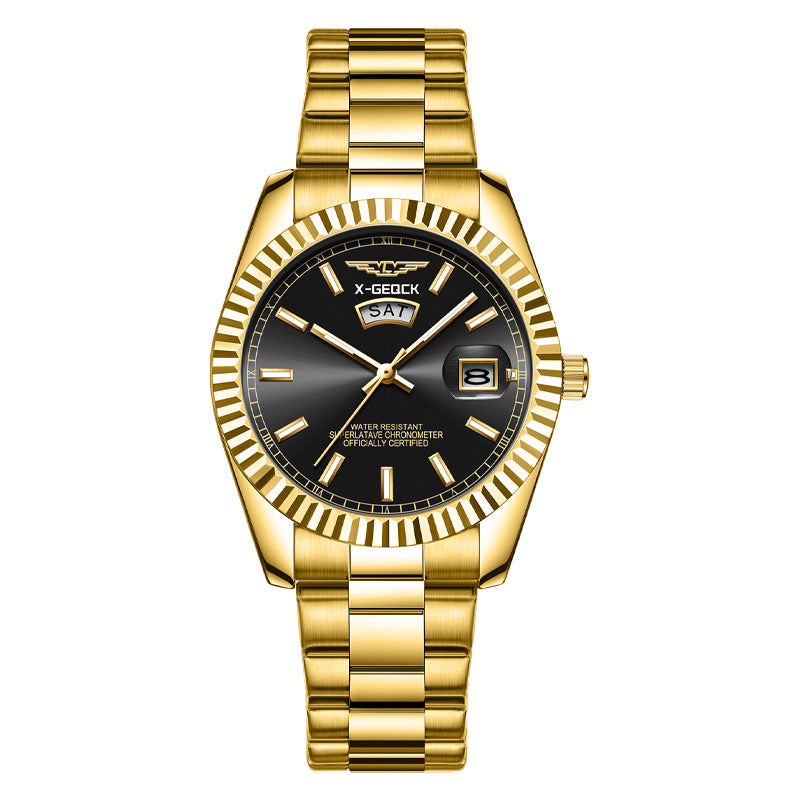 Ultra-thin Men Luminous Quartz Watch by VA