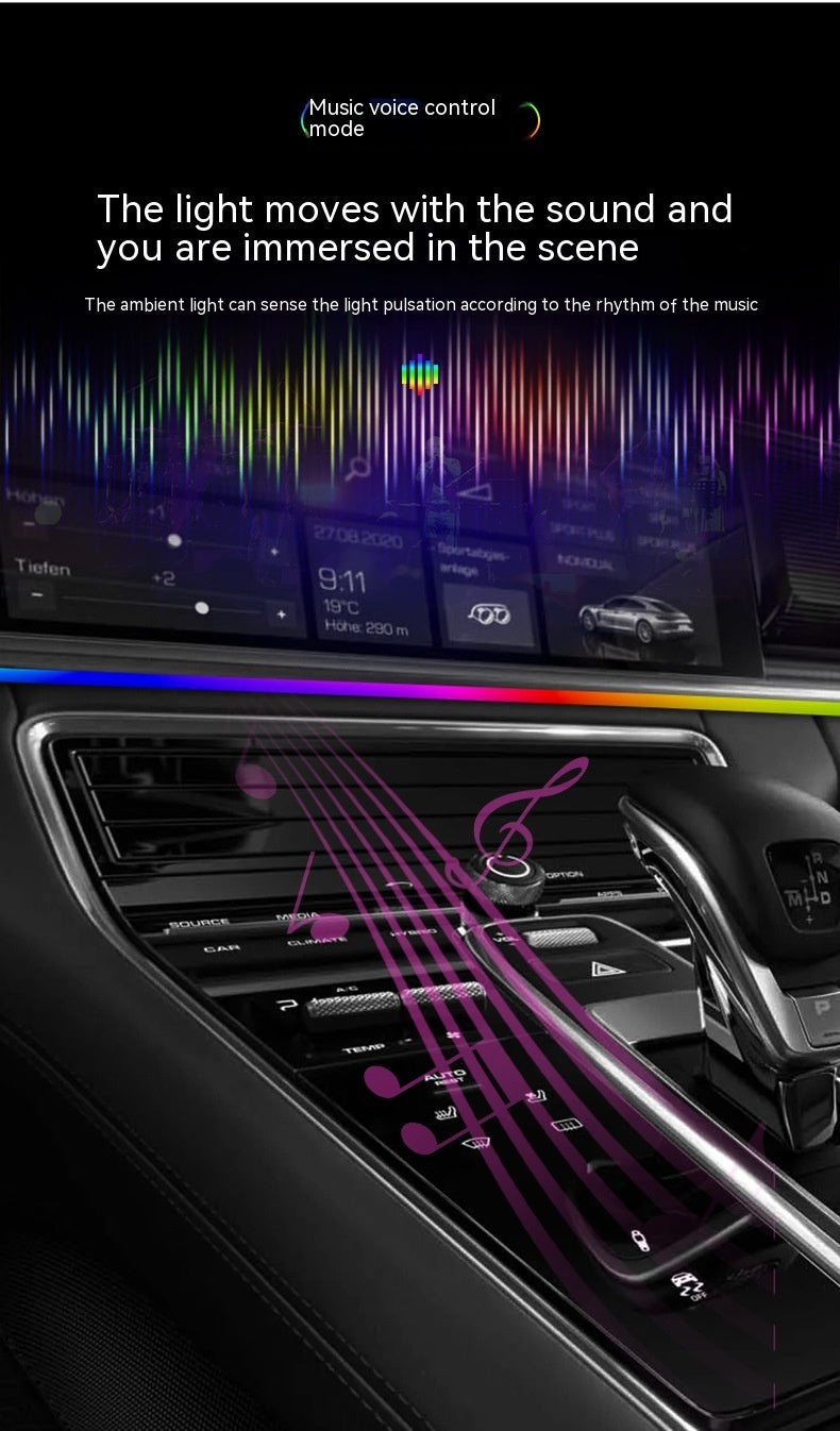 Car LED Atmosphere Lights BY VA