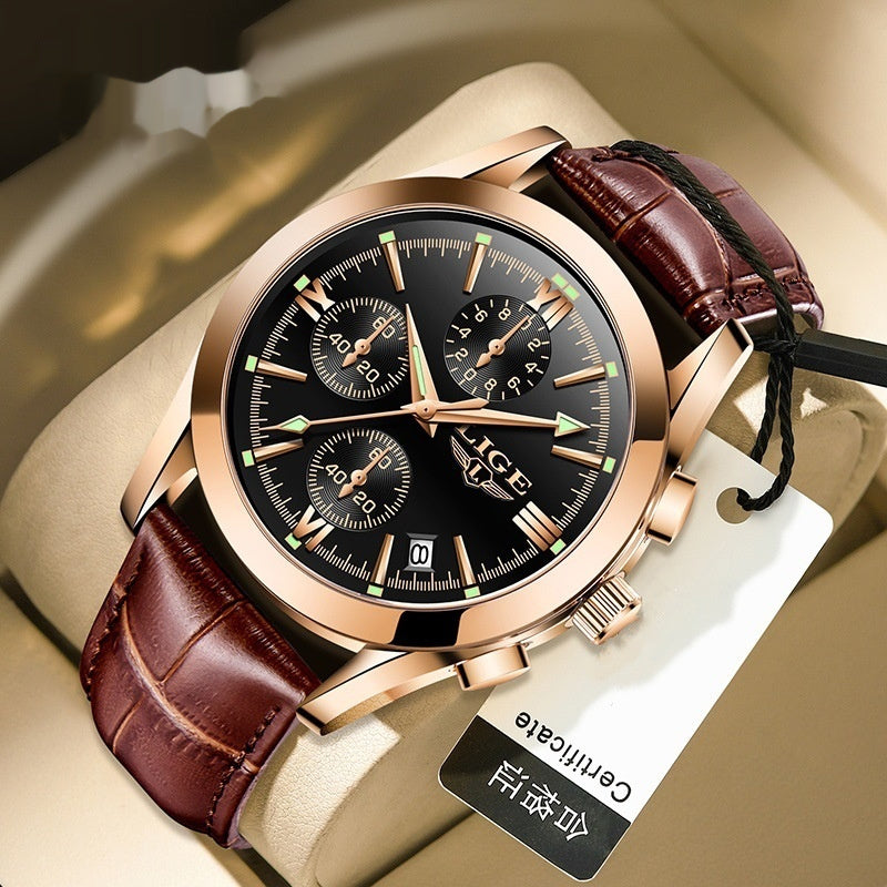 Men Multifunction Quartz Watch by VA