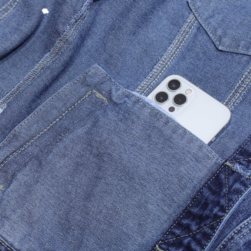 Men Denim Coat by VA