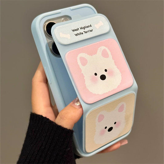 Cartoon Phone Case With Folding Bracket BY VA