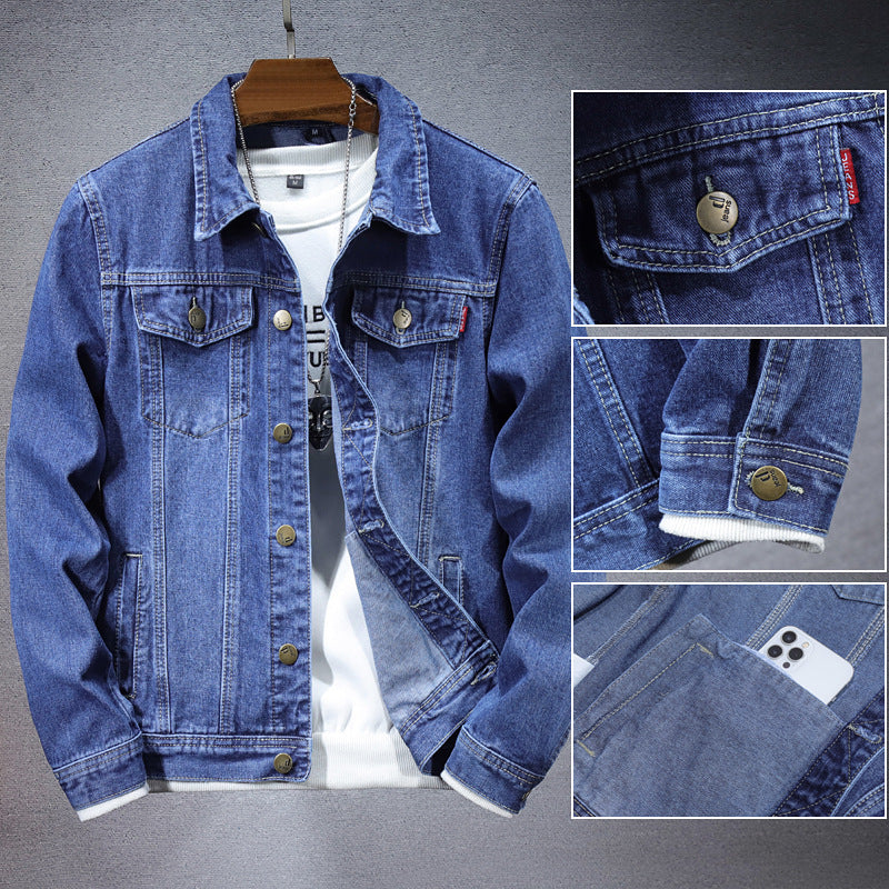 Men Denim Coat by VA