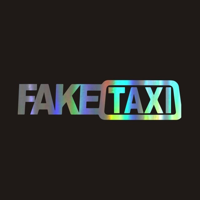 Fake Taxi Car Sticker BY VA