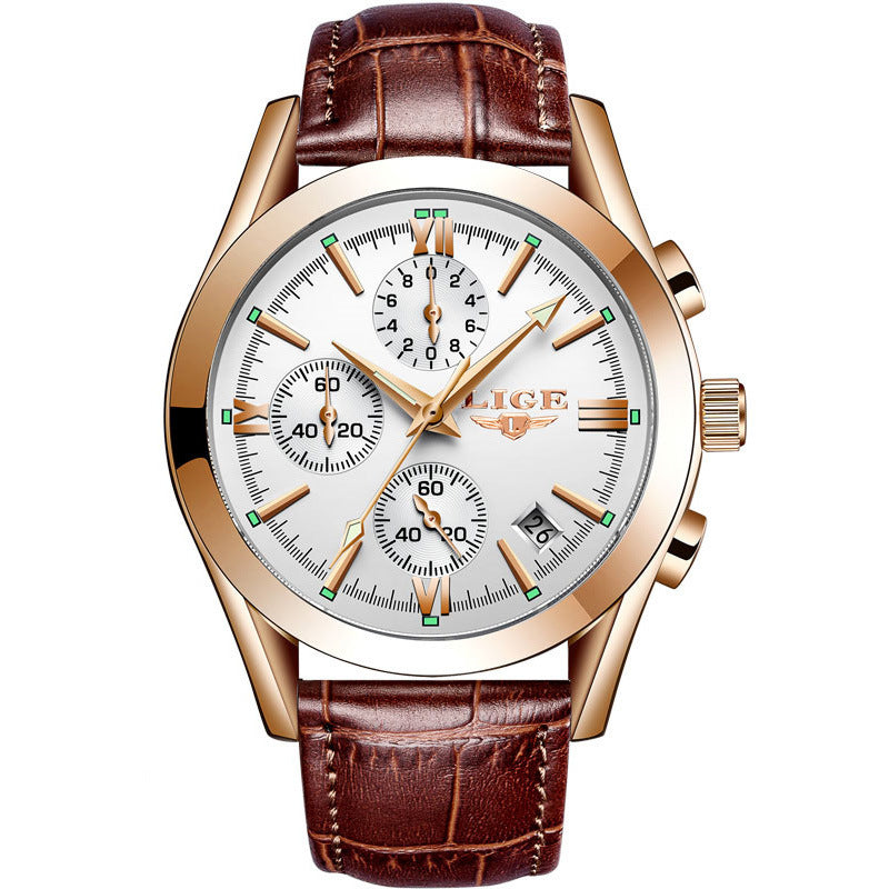 Men Multifunction Quartz Watch by VA