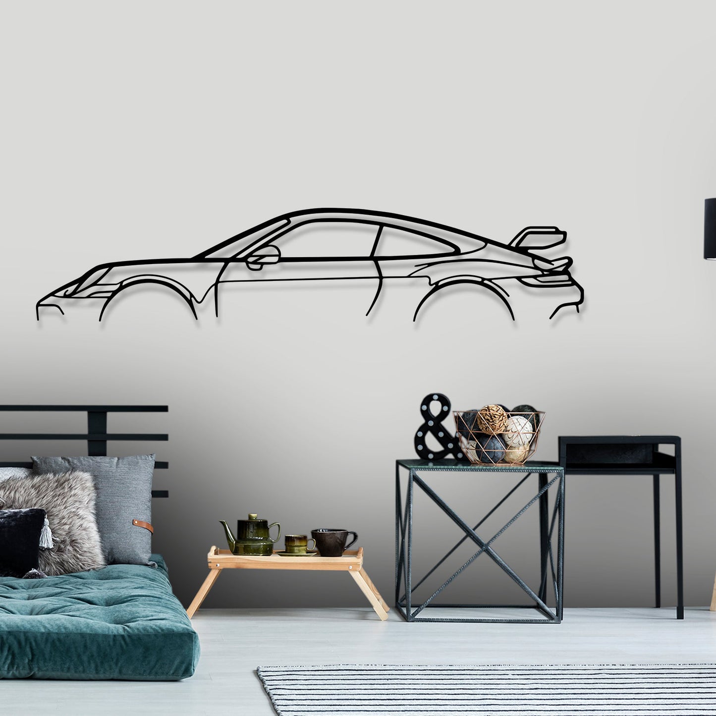 Car Wall Decoration Gold by VA