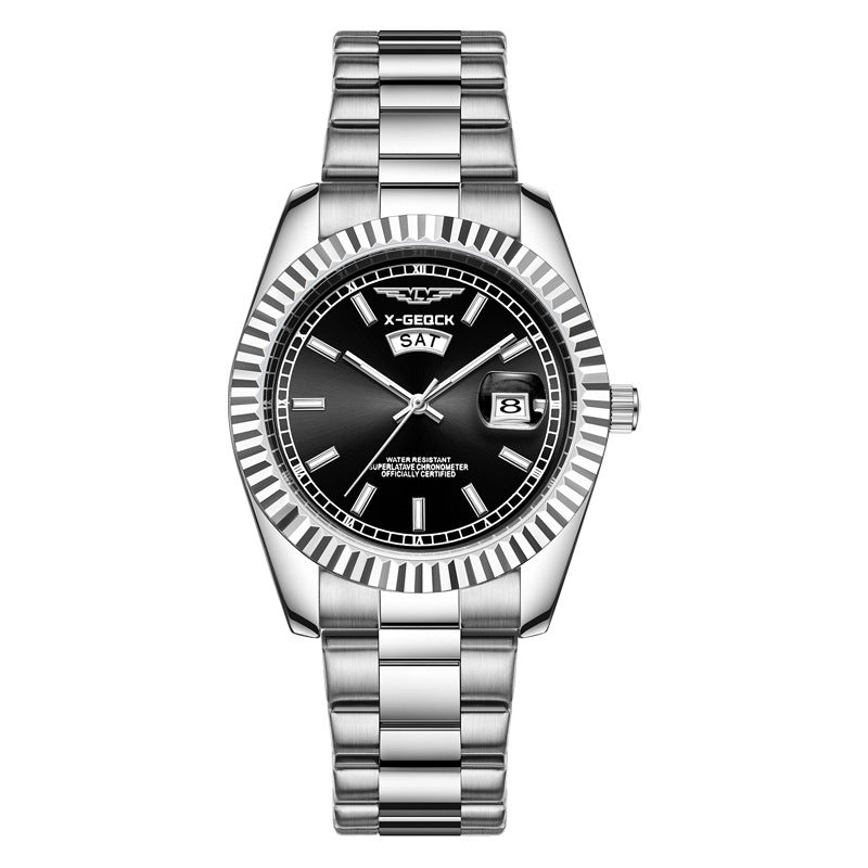 Ultra-thin Men Luminous Quartz Watch by VA