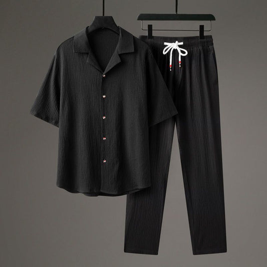 Men Casual Two-piece Set by VA